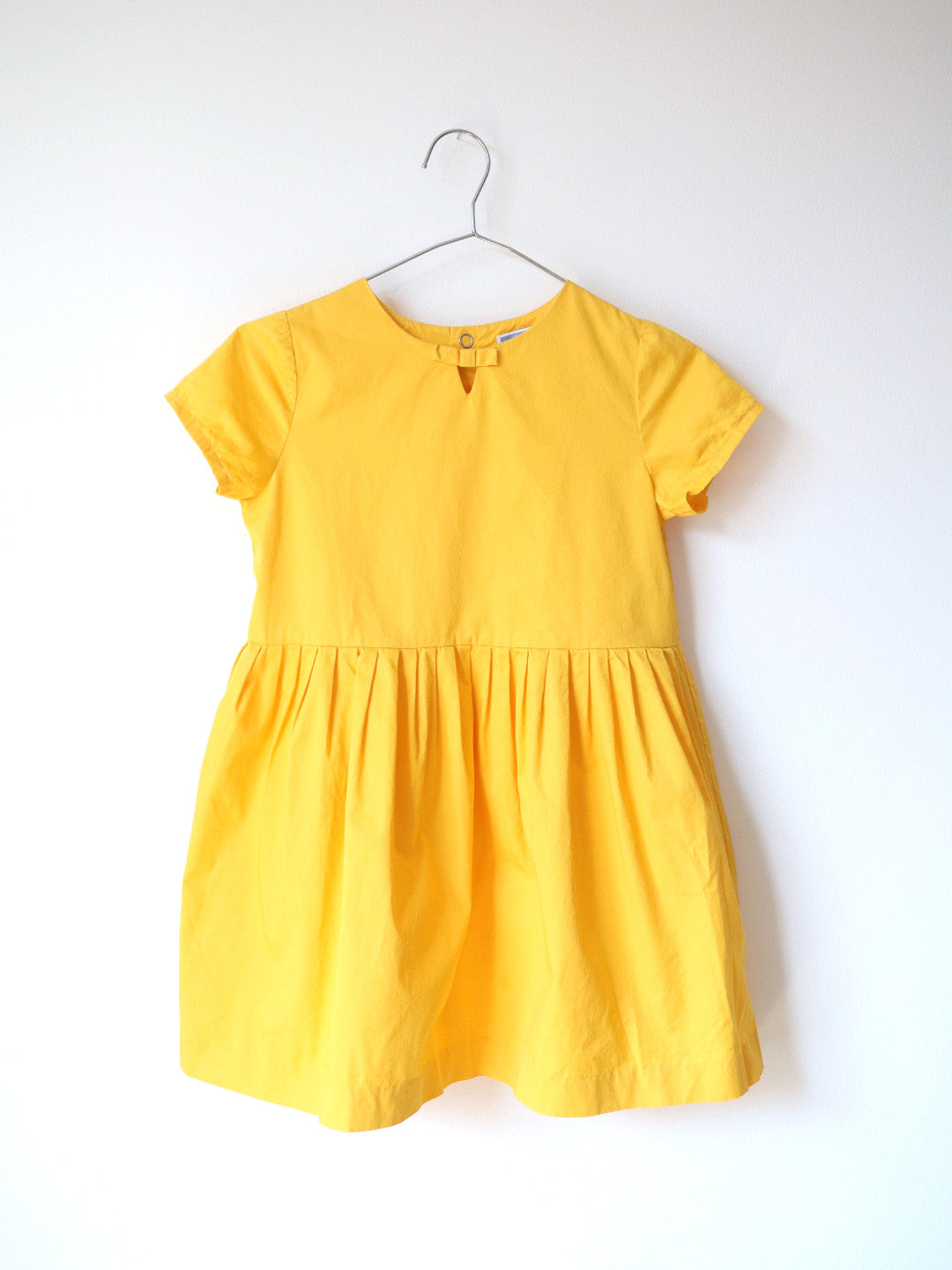 Pre-loved Jacadi Yellow Cotton Dress / 6-8Y