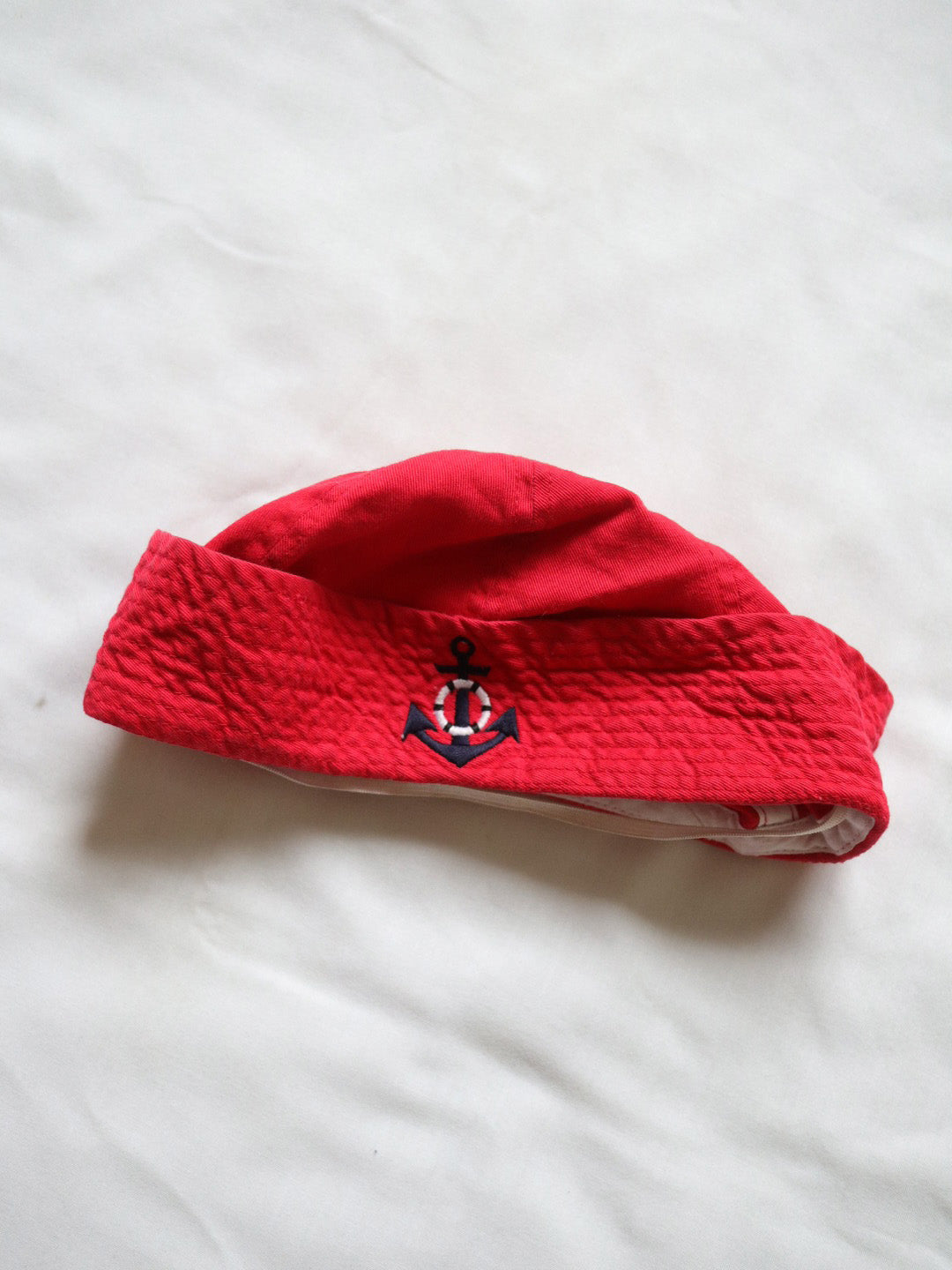 Vintage Sailor Collar "First Mete" Romper + Hat Set / 24M, 2Y