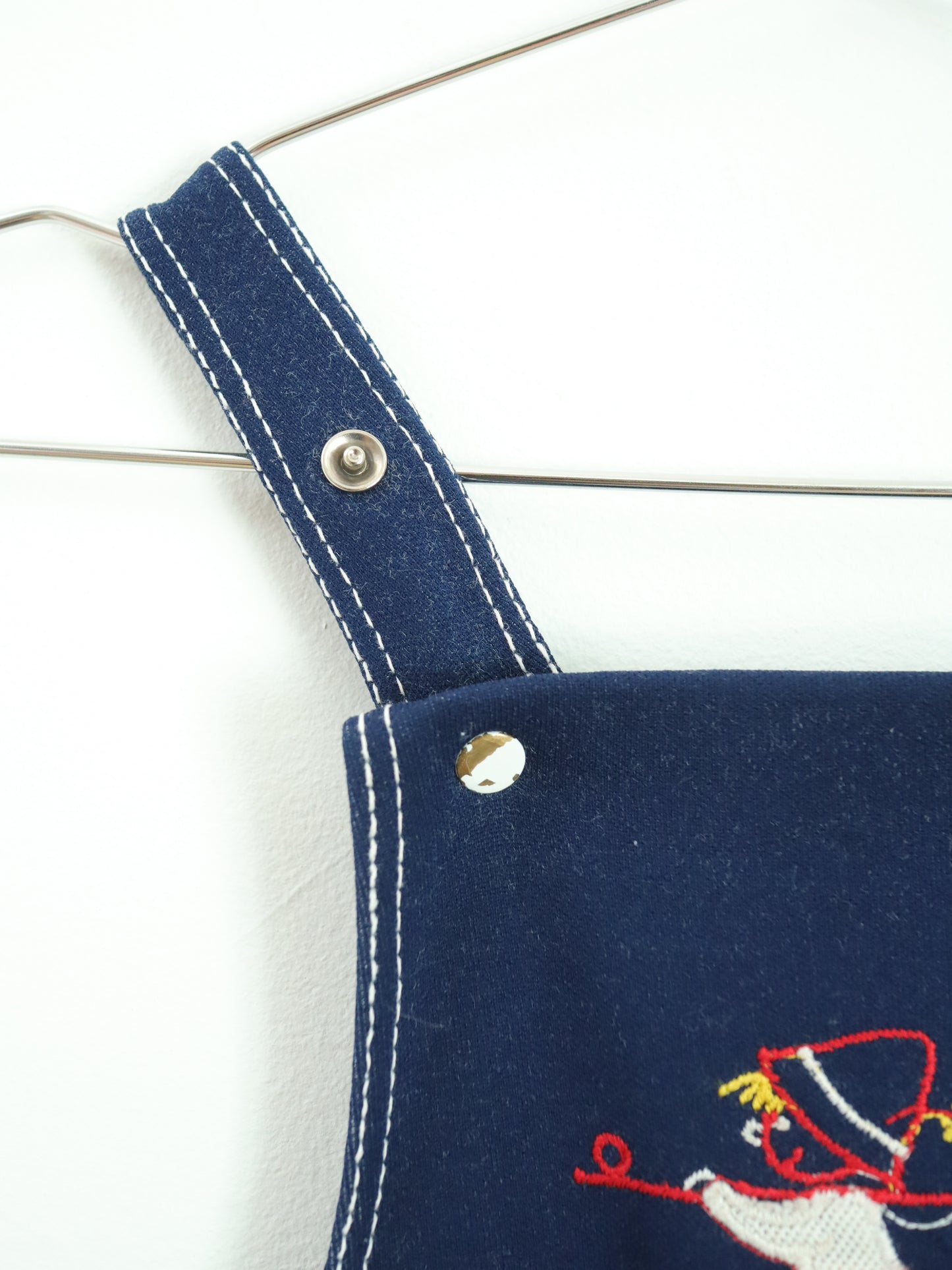 Salopette évasée bleu marine vintage pour homme de pêche / 18 mois