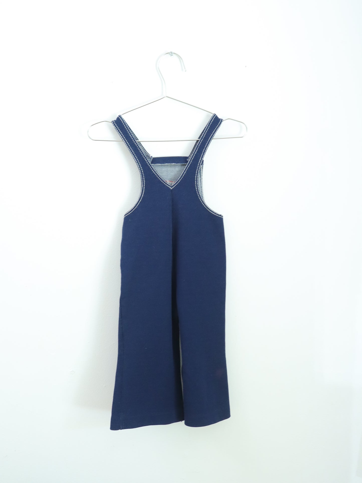 Salopette évasée bleu marine vintage pour homme de pêche / 18 mois
