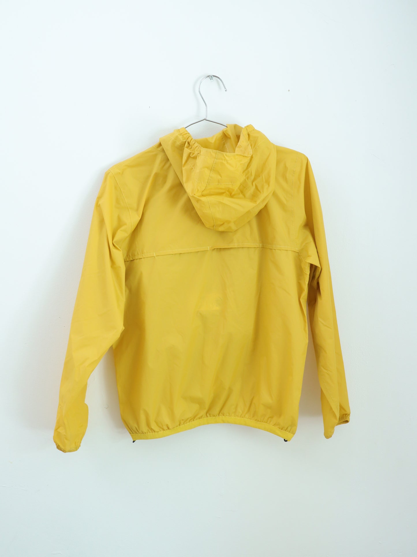 K-WAY Yellow Half Zip Packable Windbreaker Rain Jacket / 10Y