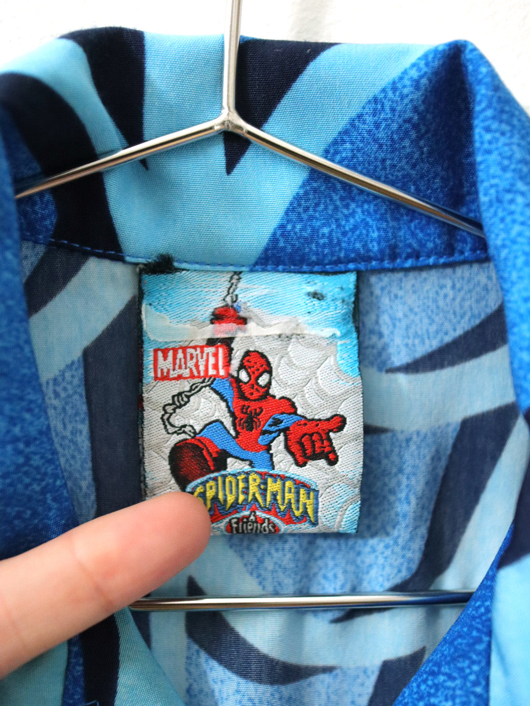 Y2K SPIDERMAN Kids Oversized Shirts / 4Y
