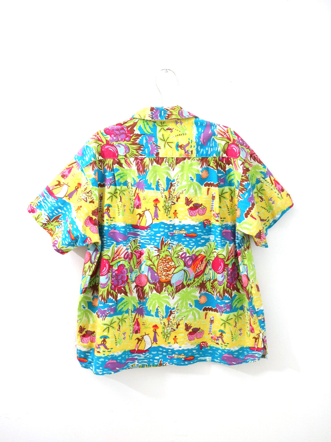 Vintage ESPRIT Kids Beach Print Multicolour Shirt / Youth M, 8-10Y