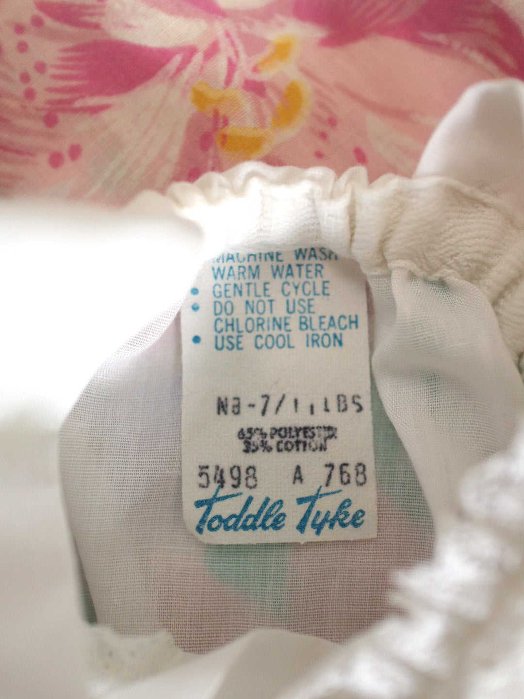Vintage Baby Race White Romper / 0-3M, NB