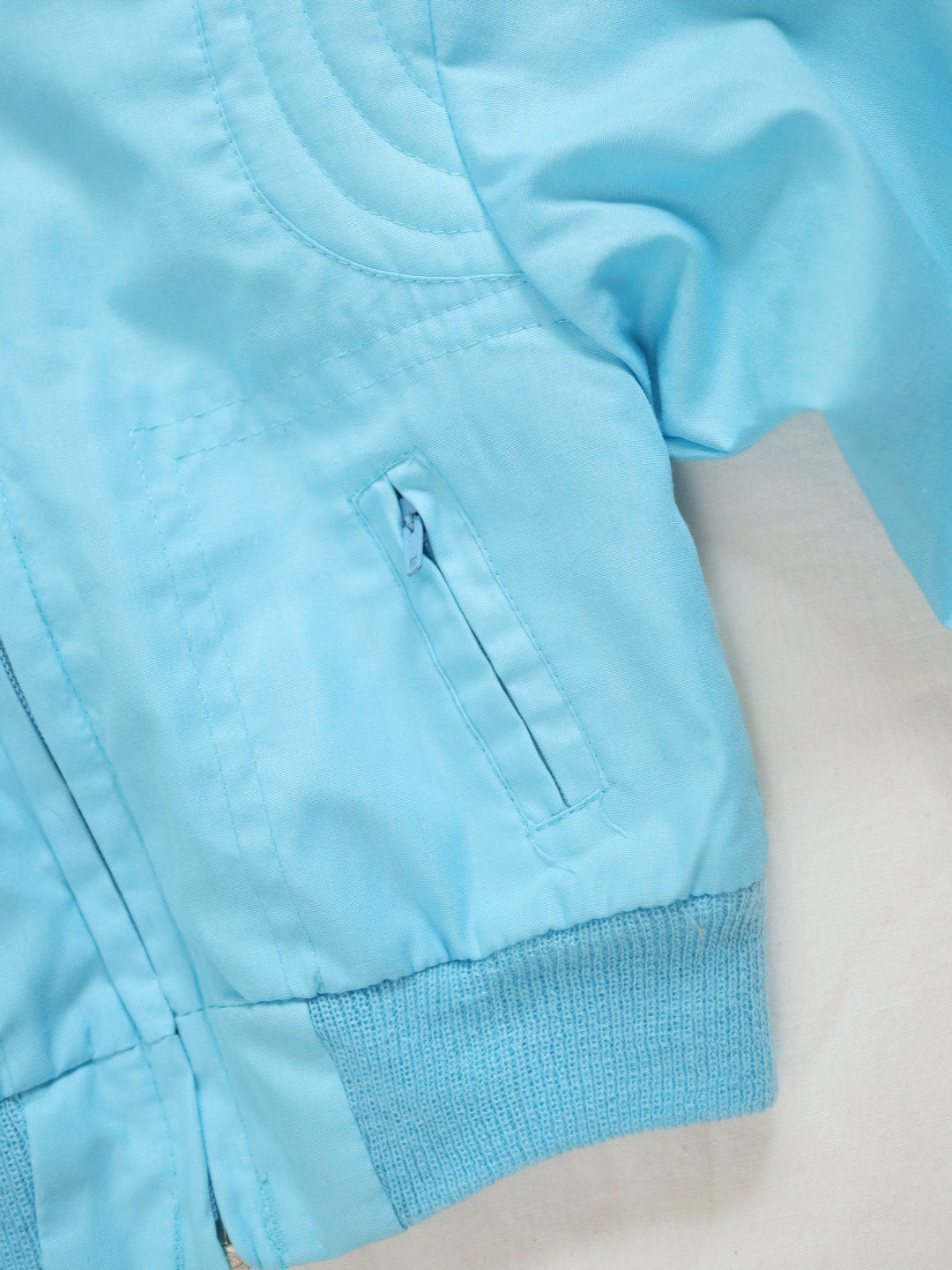 Vintage Light Blue Windbreaker Jacket / 18M
