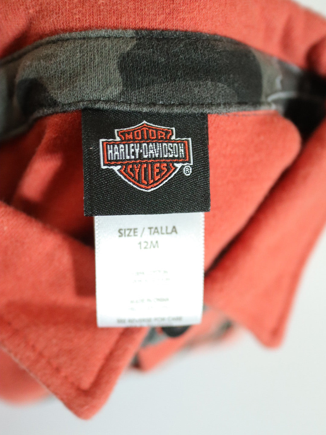 Harley Davidson Cotton Onesie + Pants Outfit SET / 12M