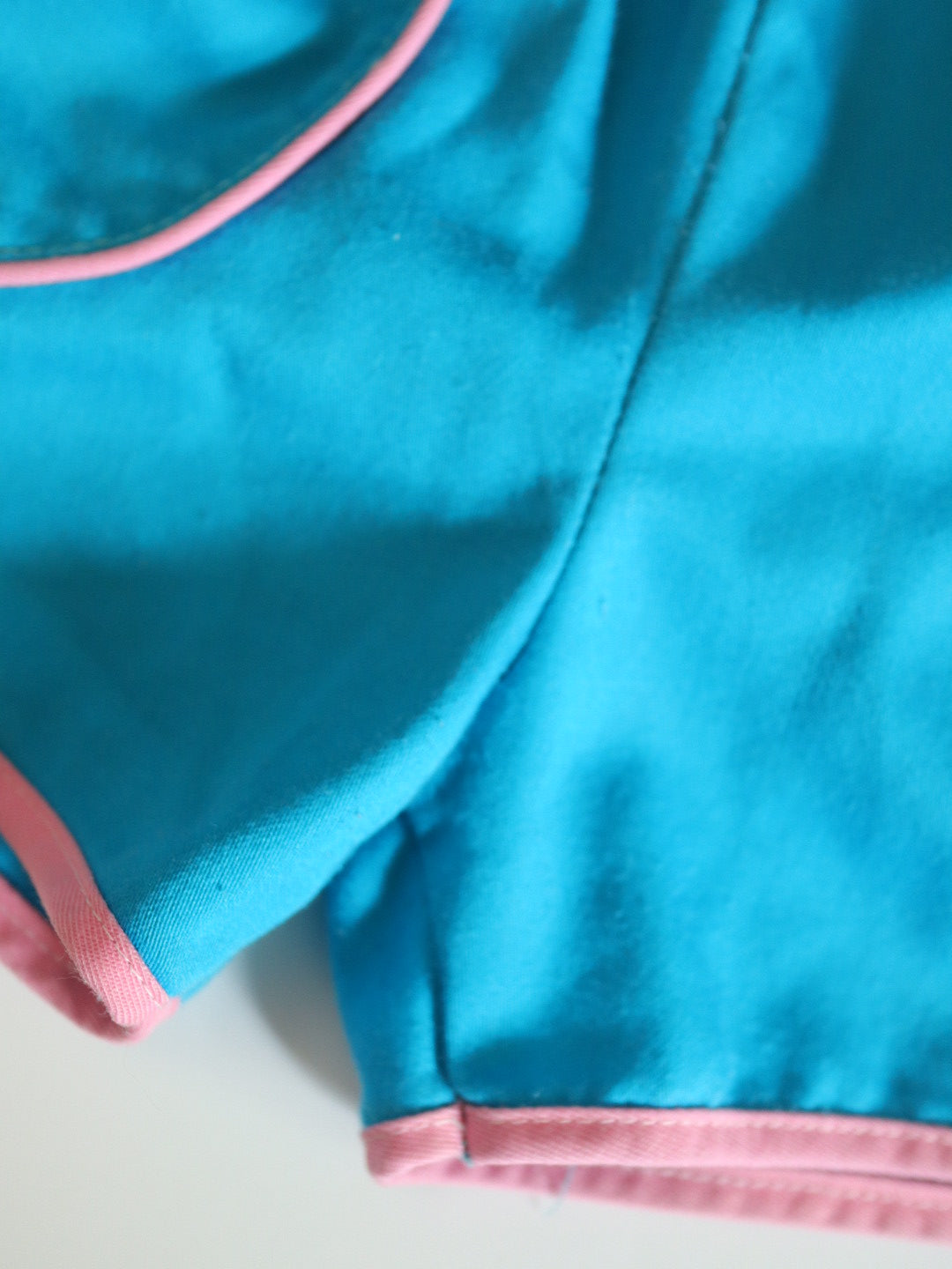 Vintage Blue & Pink Sports Shorts / 2-3Y