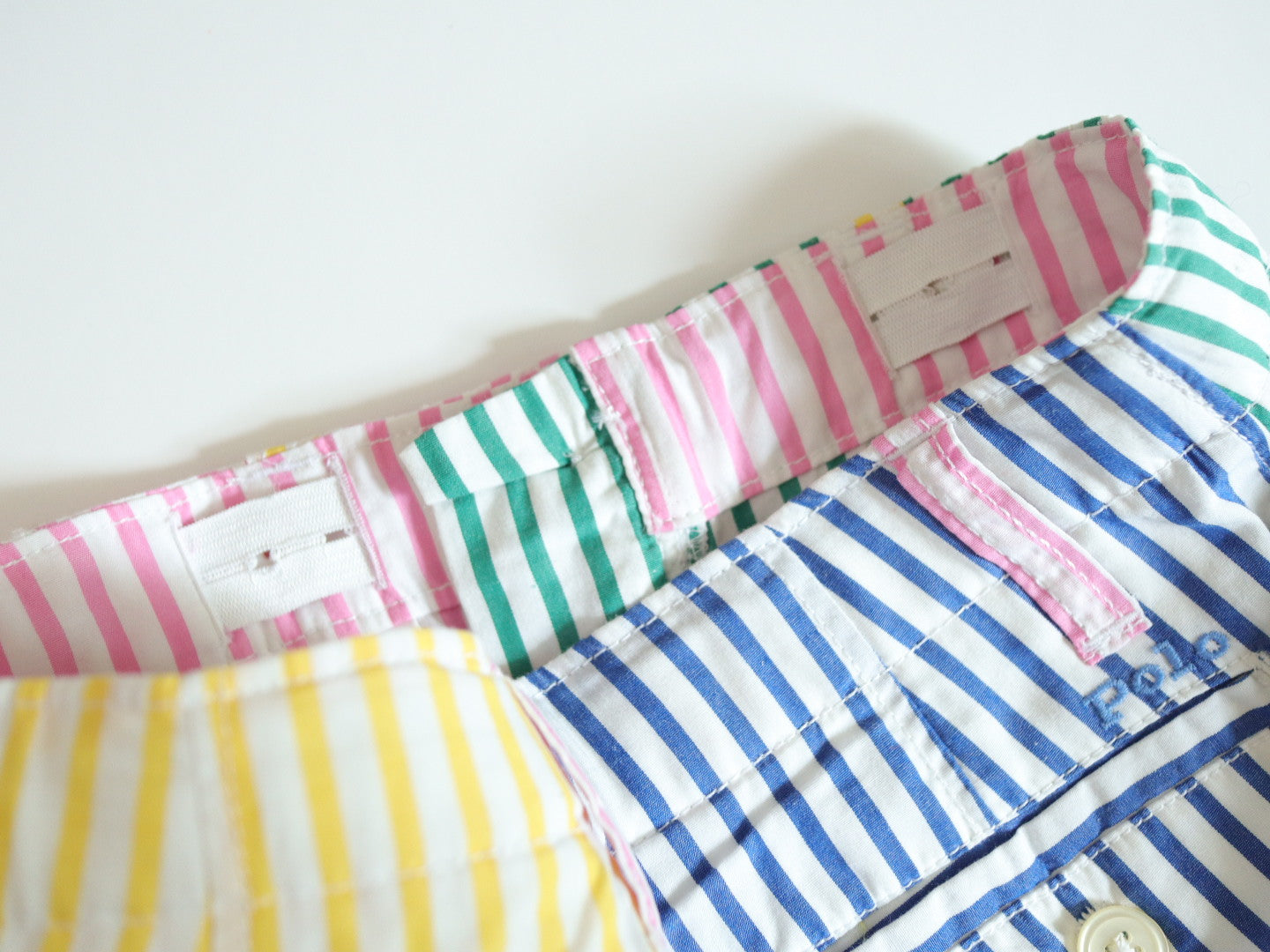 POLO Ralph Lauren Rainbow Striped Cotton Shorts / 4Y
