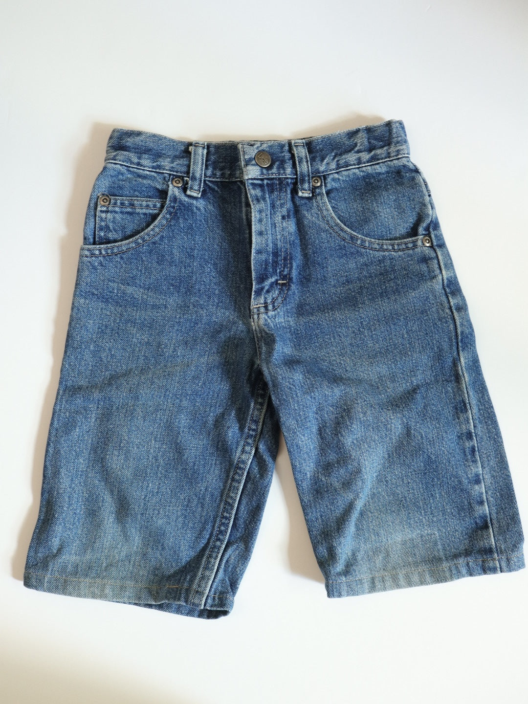 Vintage Lee Denim Adjustable Waist Short Pants / 6-8Y