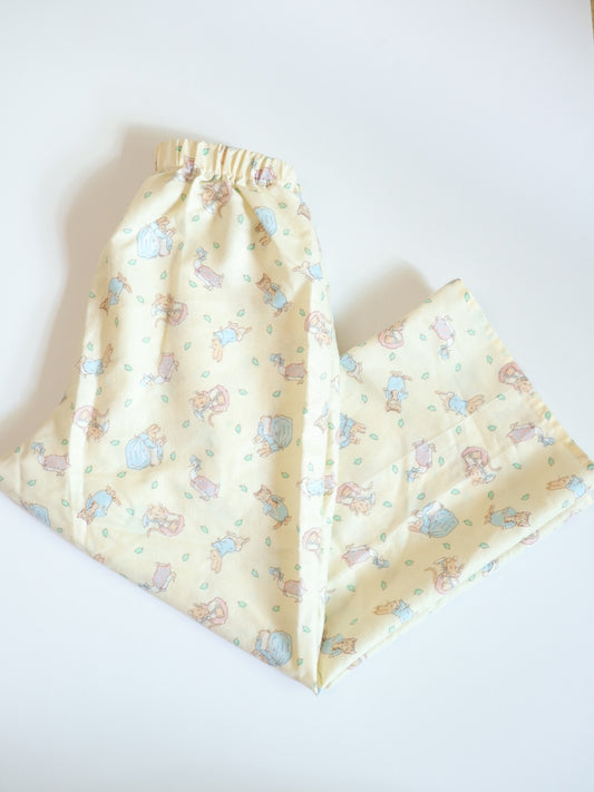 Peter Rabbits Print Yellow Lounge Pants / 5-6Y