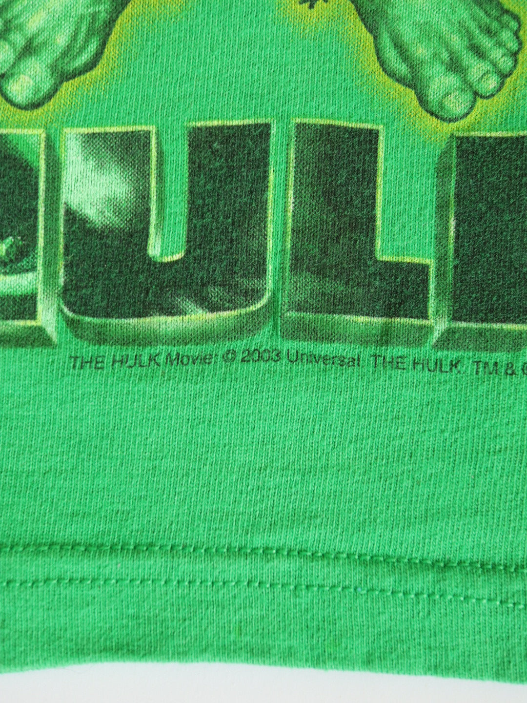 Y2K The Incredible Hulk Green Tee / 4-5Y