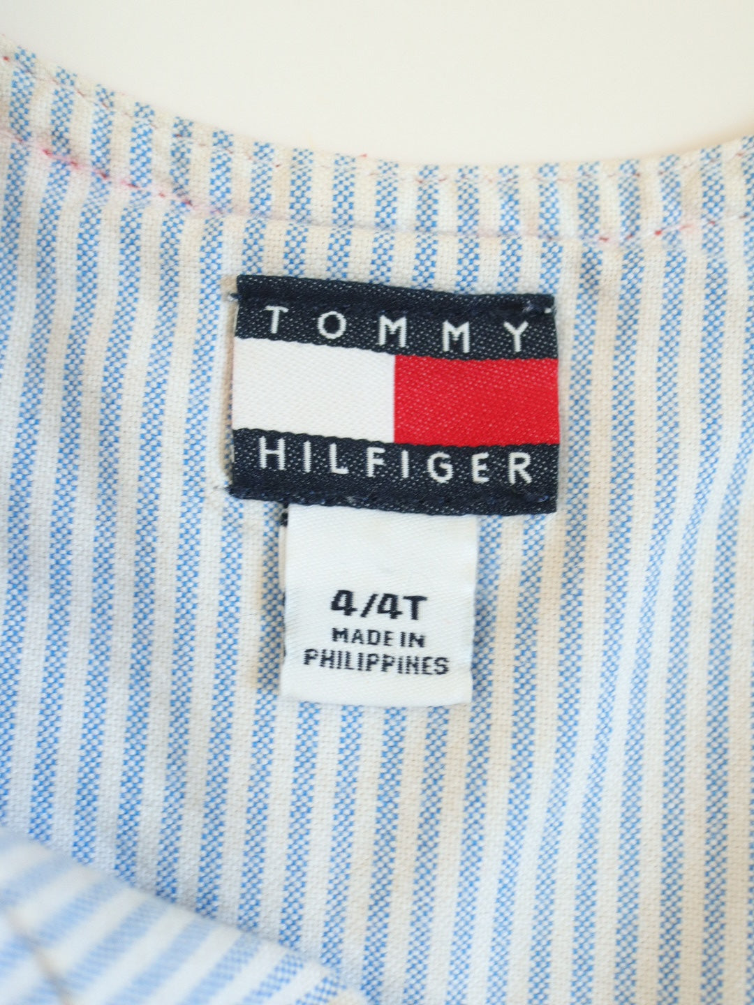 Y2K Tommy Hilfiger Red Jumper Dress / 4-5Y