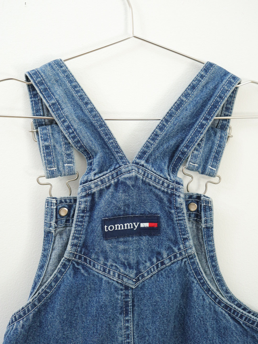 Vintage Tommy Hilfiger Denim Overall Dress / 8-10Y, Youth M