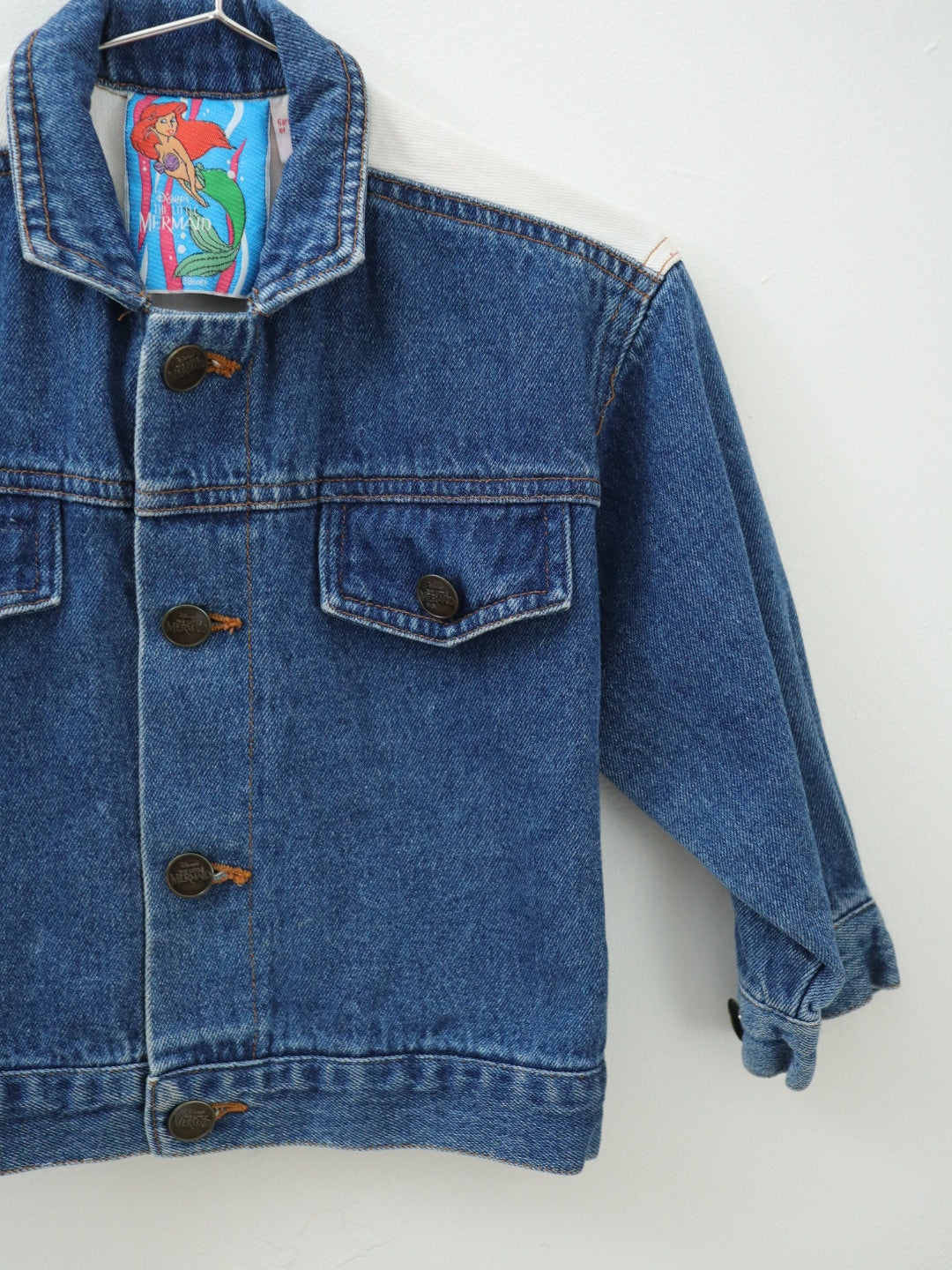 Vintage Disney The Little Mermaid Denim Jacket / 2Y
