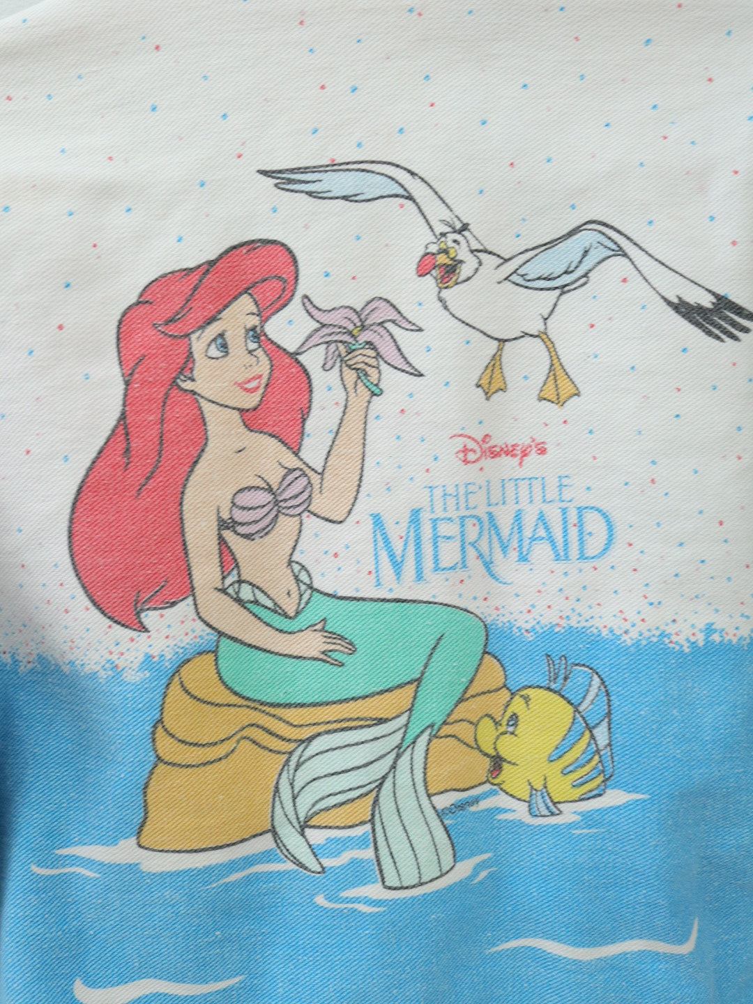 Vintage Disney The Little Mermaid Denim Jacket / 2Y