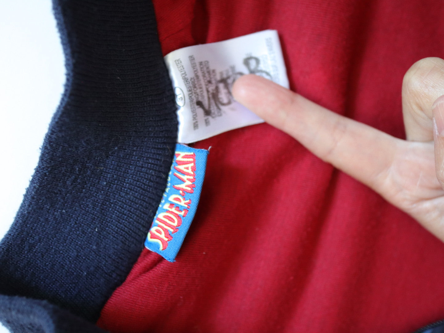 Y2K SPIDERMEN Light Bomber Jacket / 3-4Y