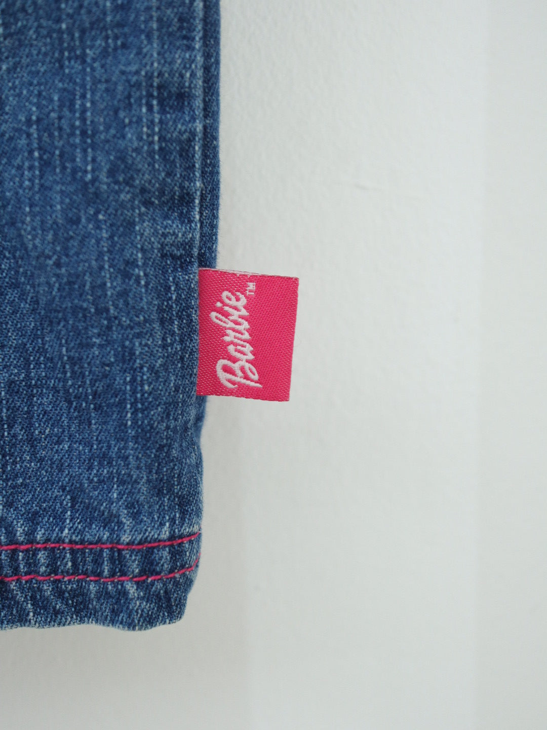 Y2K Barbie Denim & Light Blue Corduroy Vest / 6-8Y, 6X