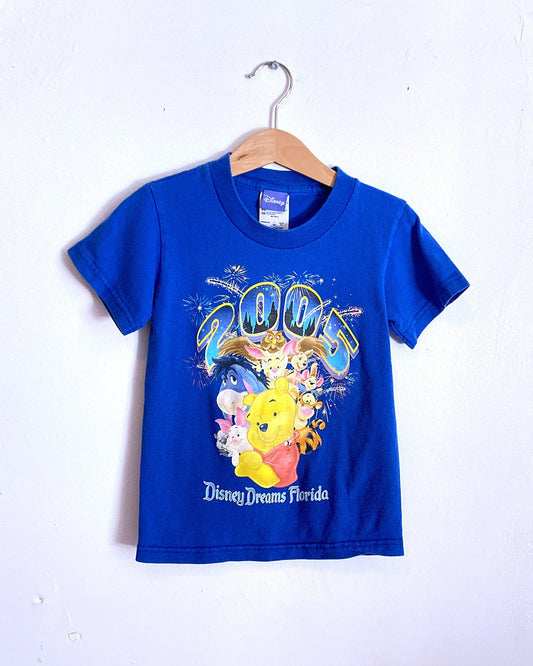 Disney Dreams Florida Blue Winnie the Pooh Kid s T-shirts / Size 2-4Y