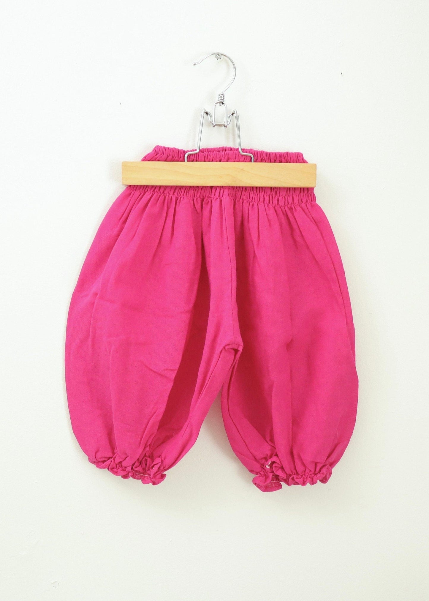 Retro kids toddler pink harem summer pants / Size 2-3Y+