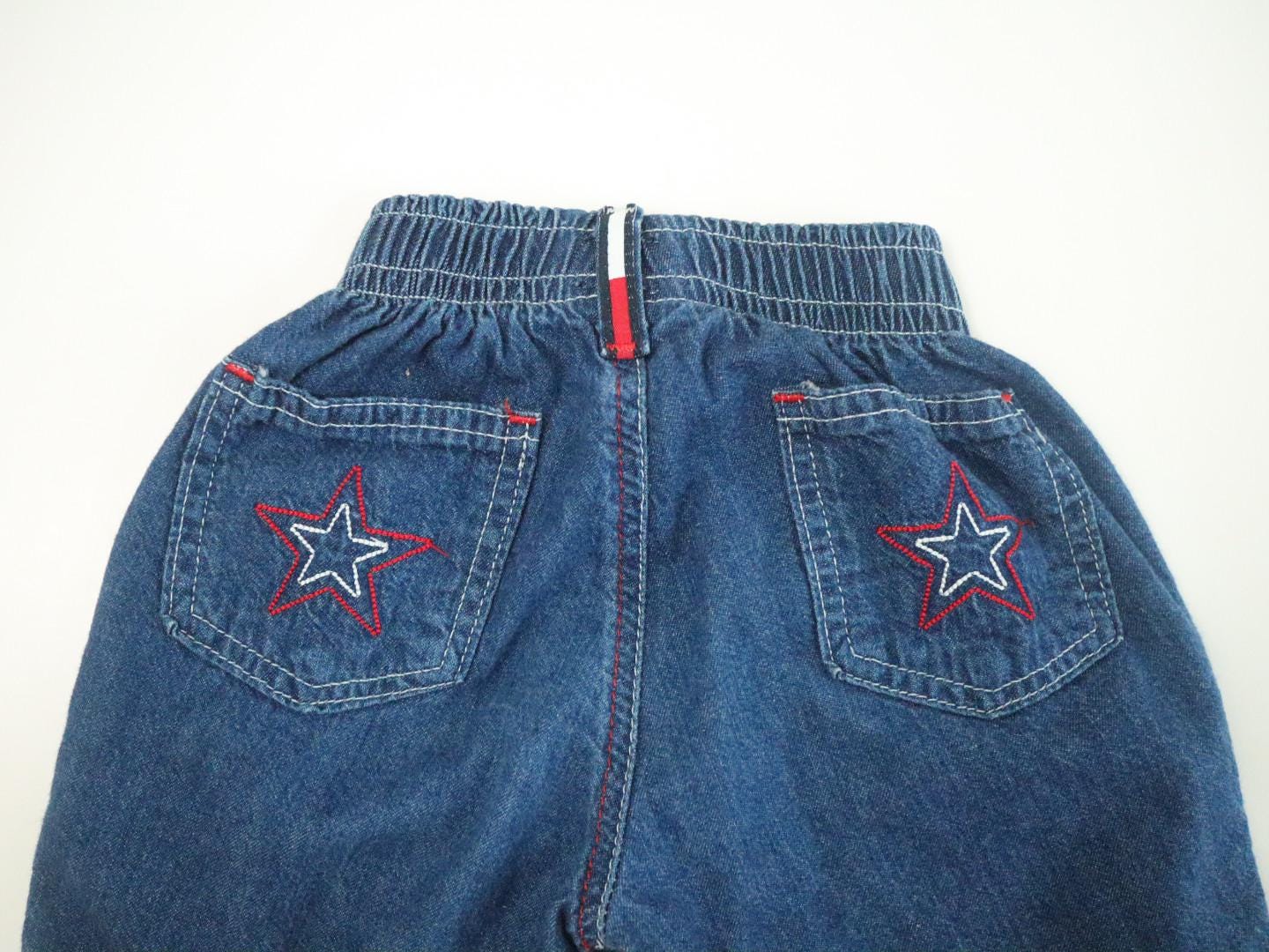 Vintage Kids Tommy Hilfiger Flare Denim Jeans / Made in Canada / Size 4T