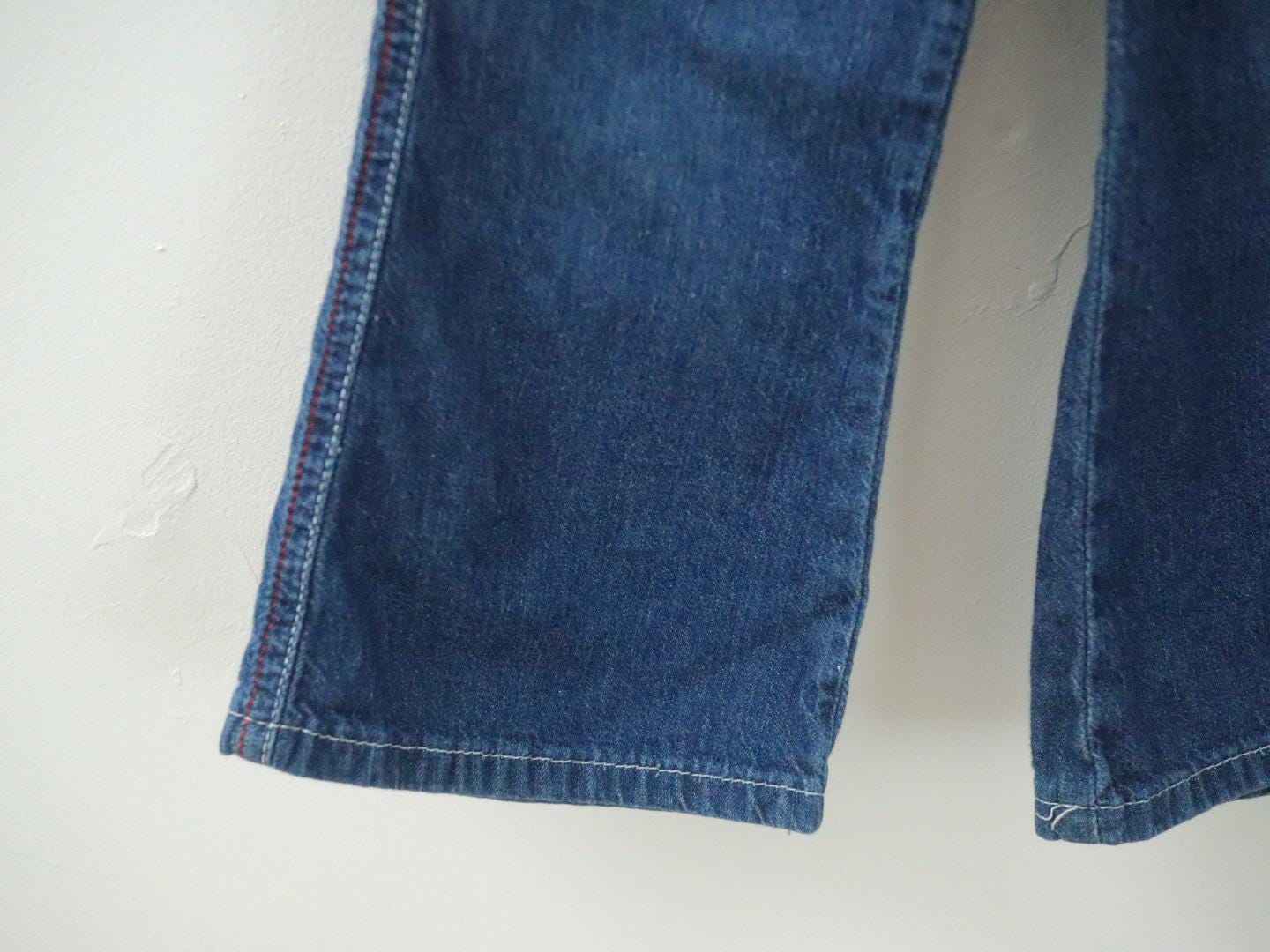 Vintage Kids Tommy Hilfiger Flare Denim Jeans / Made in Canada / Size 4T